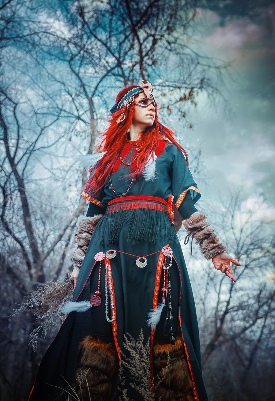 Girls in Slavic costumes underwear in Montreal