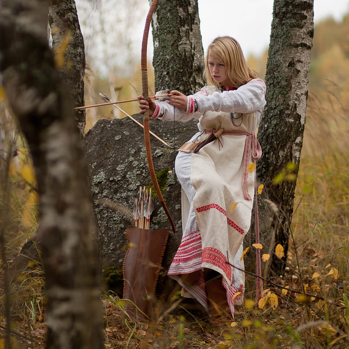 Sexy photo Girls in Slavic costumes in Montreal